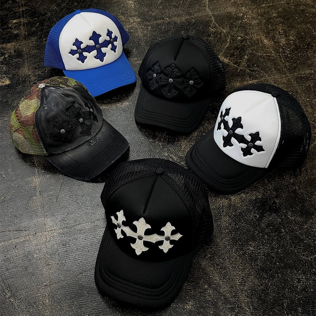 Cross Leather Patch Mesh Cap – 公式通販 SUPPLIER（サプライヤー）