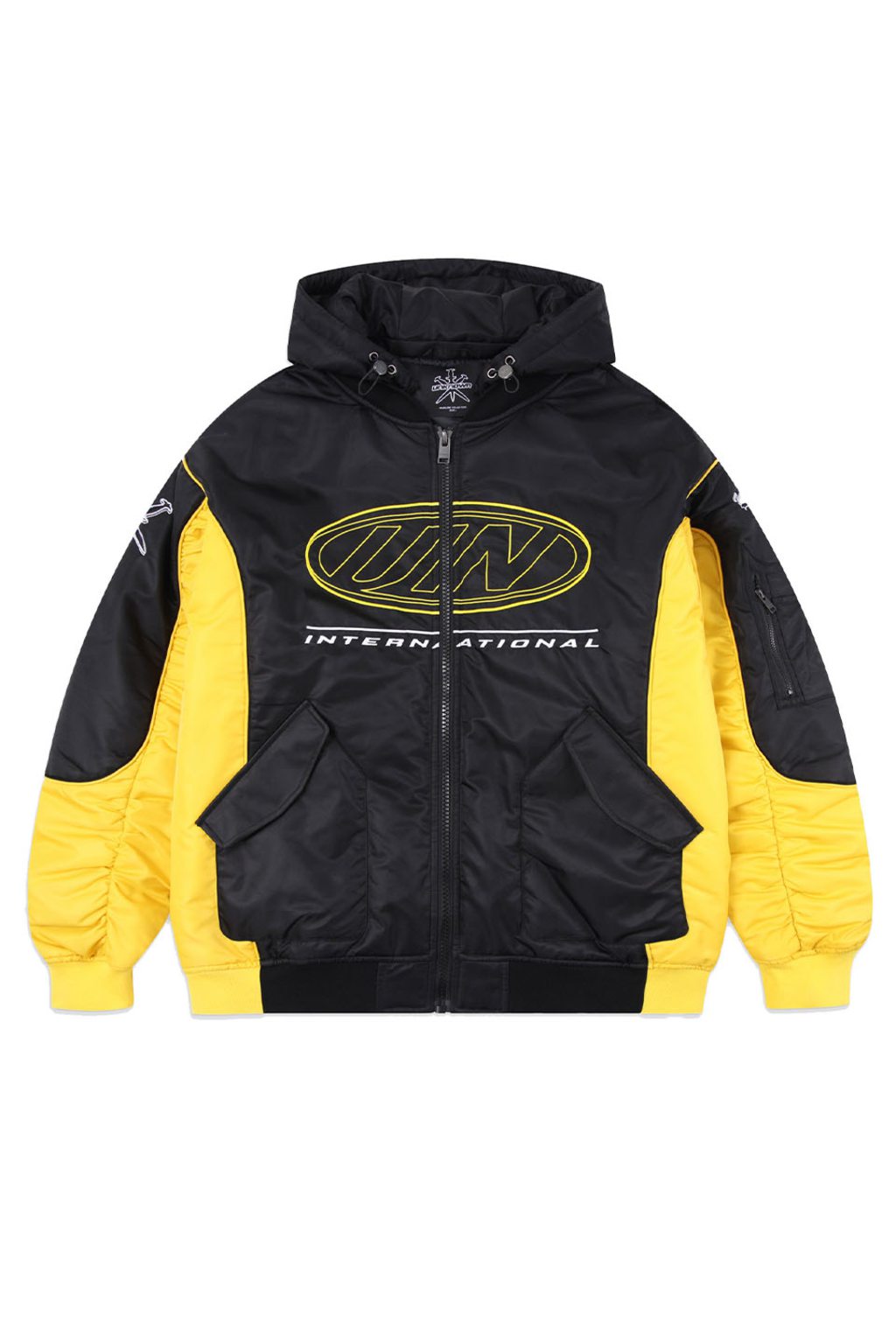 Oversized Nylon Racing Jacket