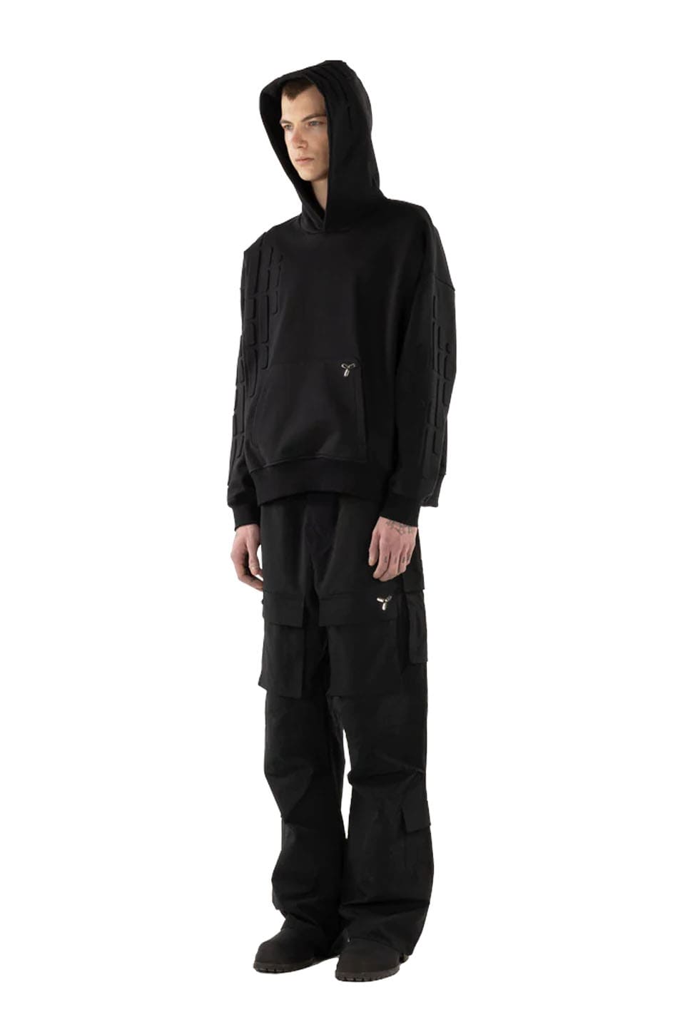 Embossed Hoodie