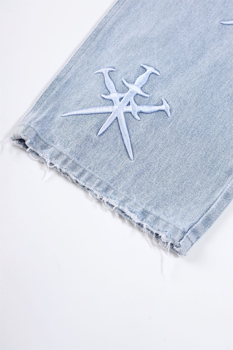 Dagger Embroidery Denim