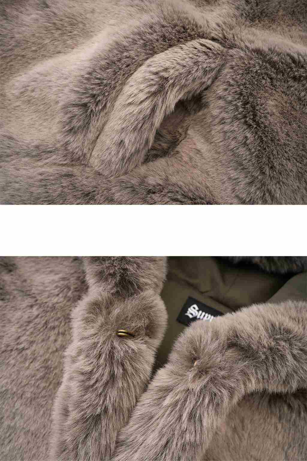 Faux Fur Hood Jacket