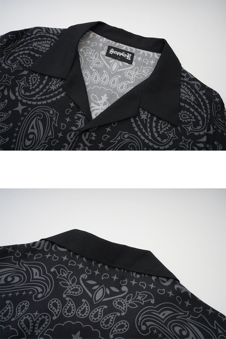 Bandana Open Collar Shirt