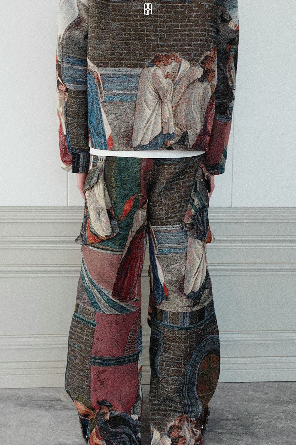 Artist Jacquard Weave Cargo Pants