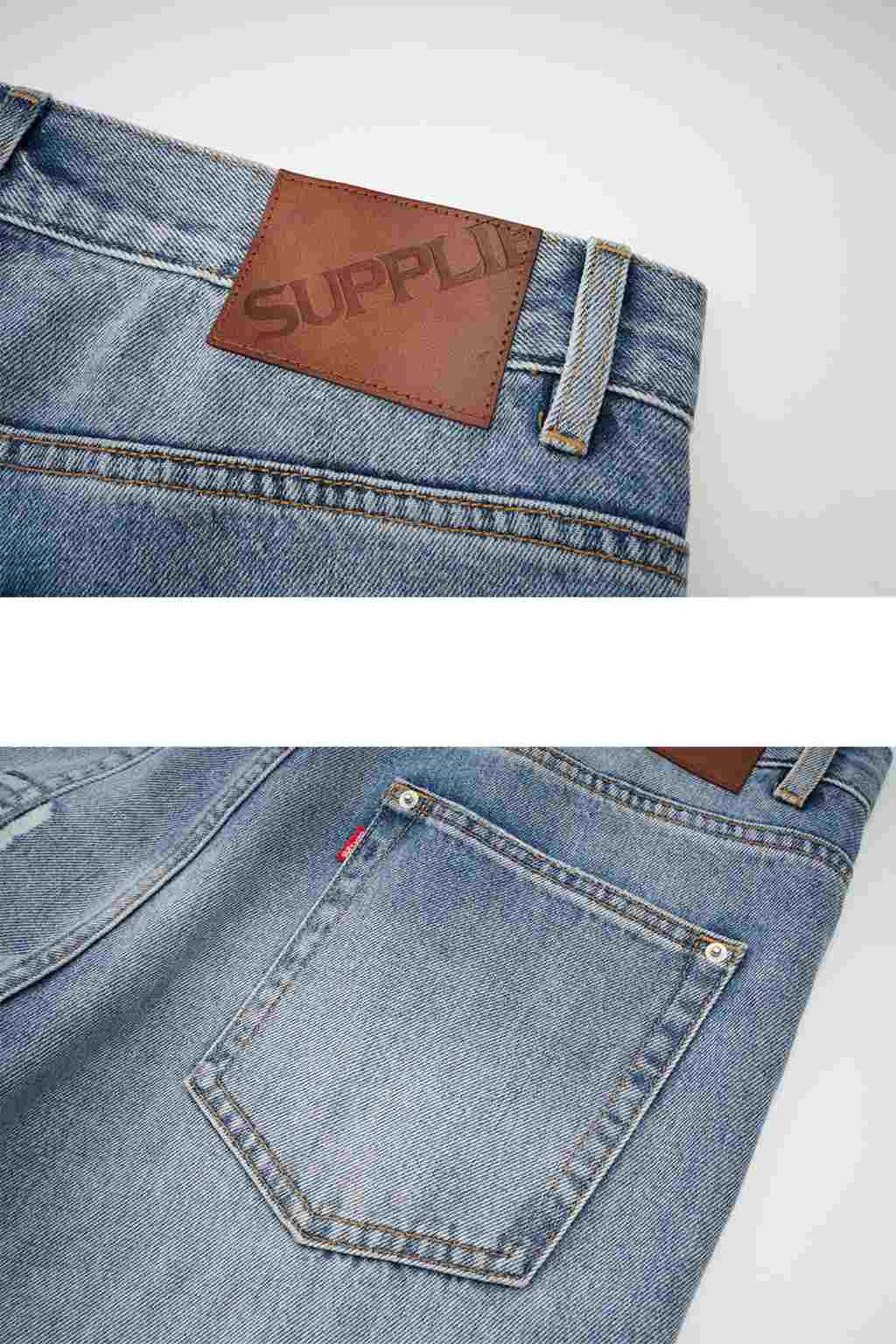 Logo Denim Pants