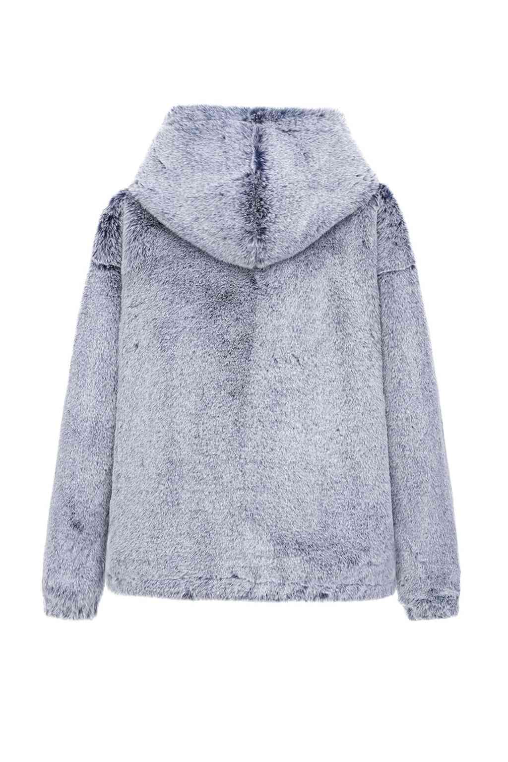Faux Fur Hood Jacket