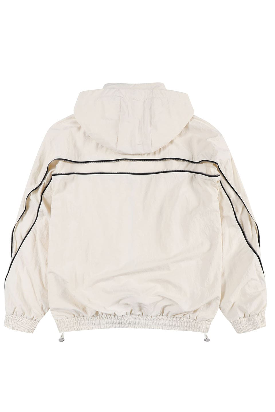 Cream Tonal Zip Trackie