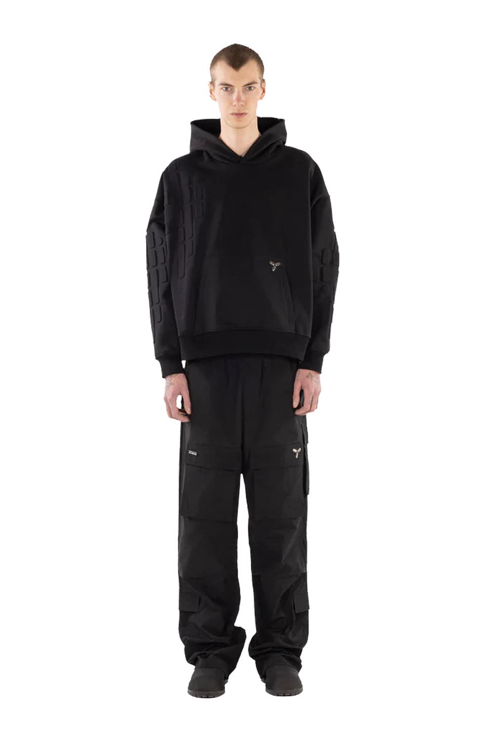 Embossed Hoodie