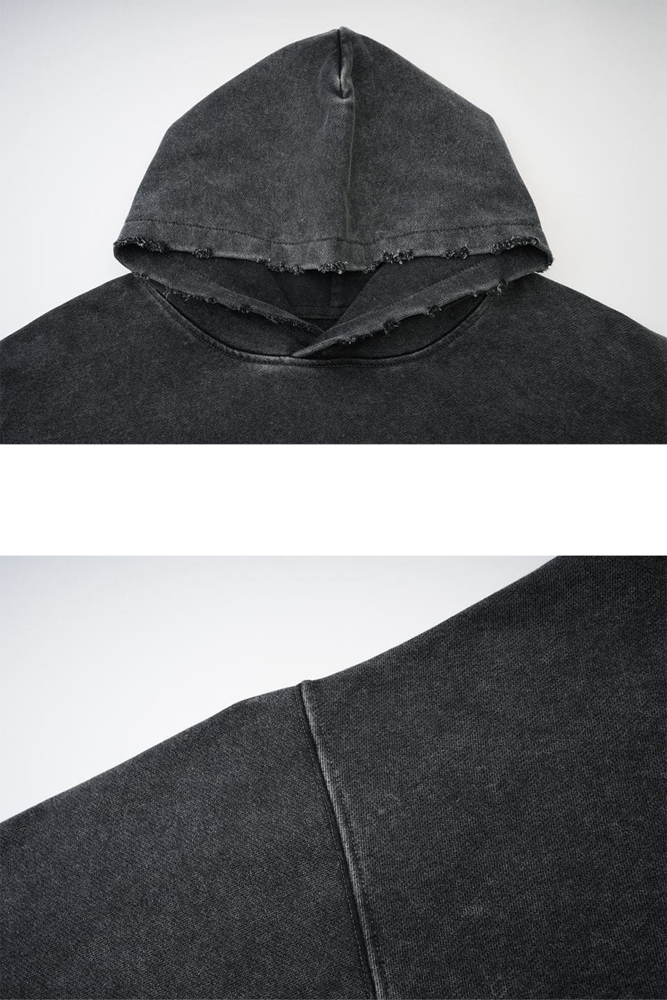 Vintage Wash College Logo Hoodie