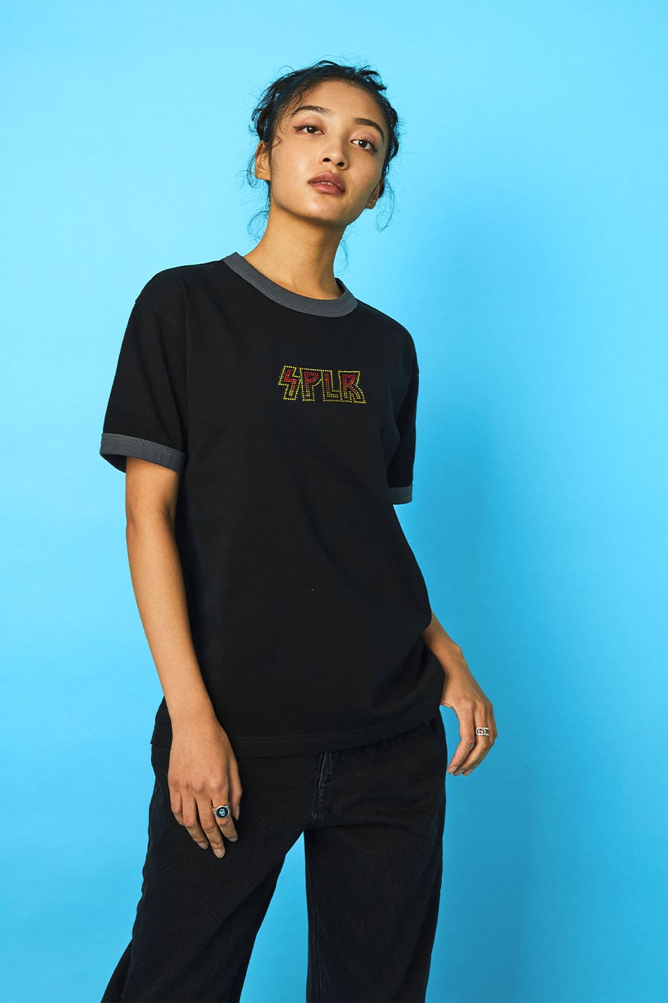 Rhinetonse Logo Ringer Tee