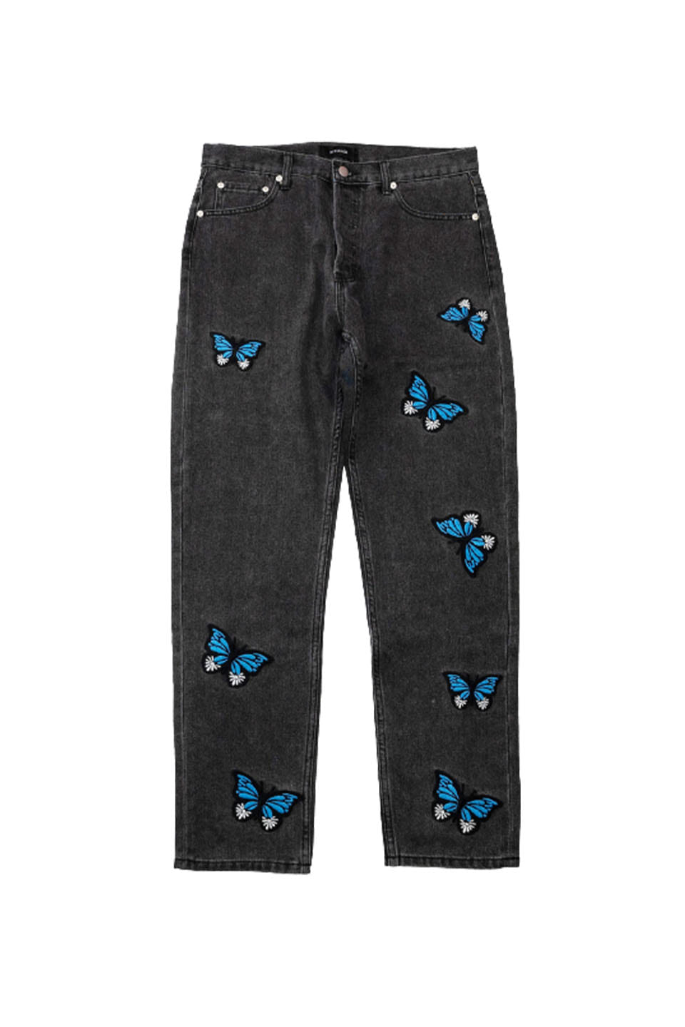 About Dreams アバウトドリームズ Butterfly Denim バタフライペイントデニムパンツ リーバイスリメイク インディゴ