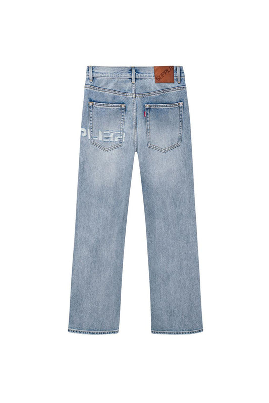 Logo Denim Pants