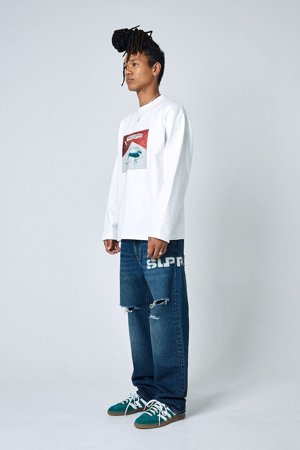 Basquiat King Size Soft Pack Long Sleeve Tee