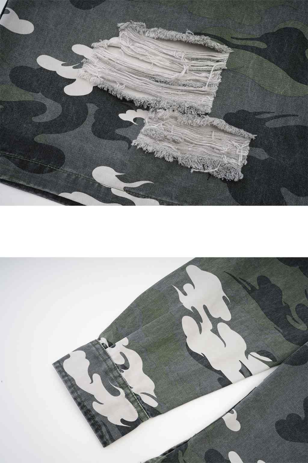 Distressed Kemuri Camo Shirt