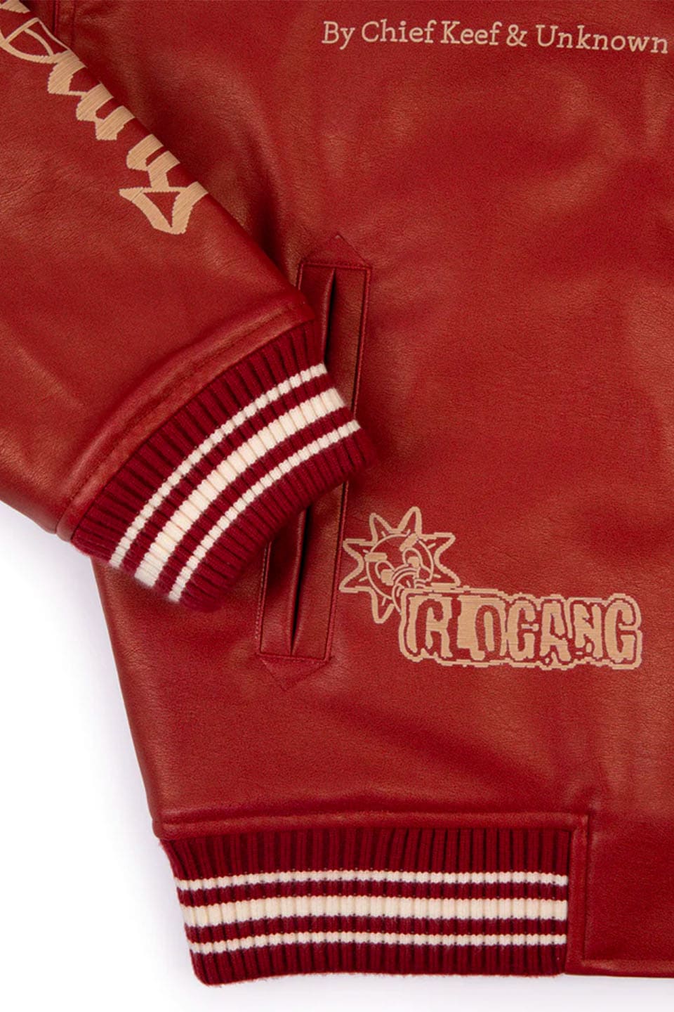 Washed Red Leather Jacket