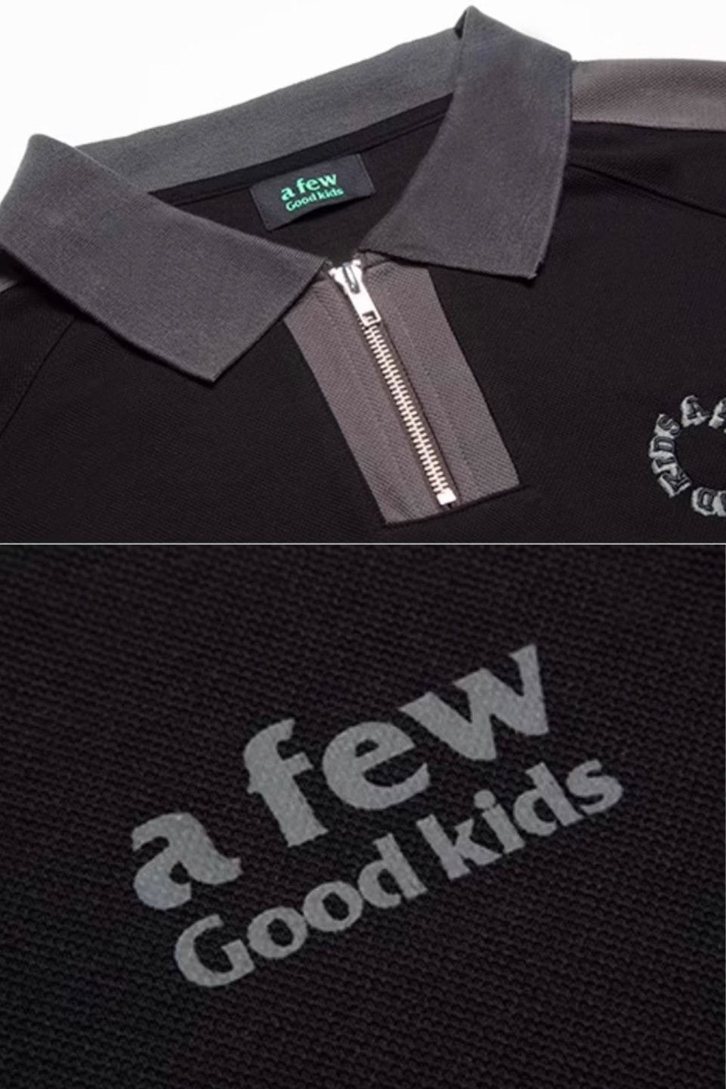 Zip Up Polo Shirt