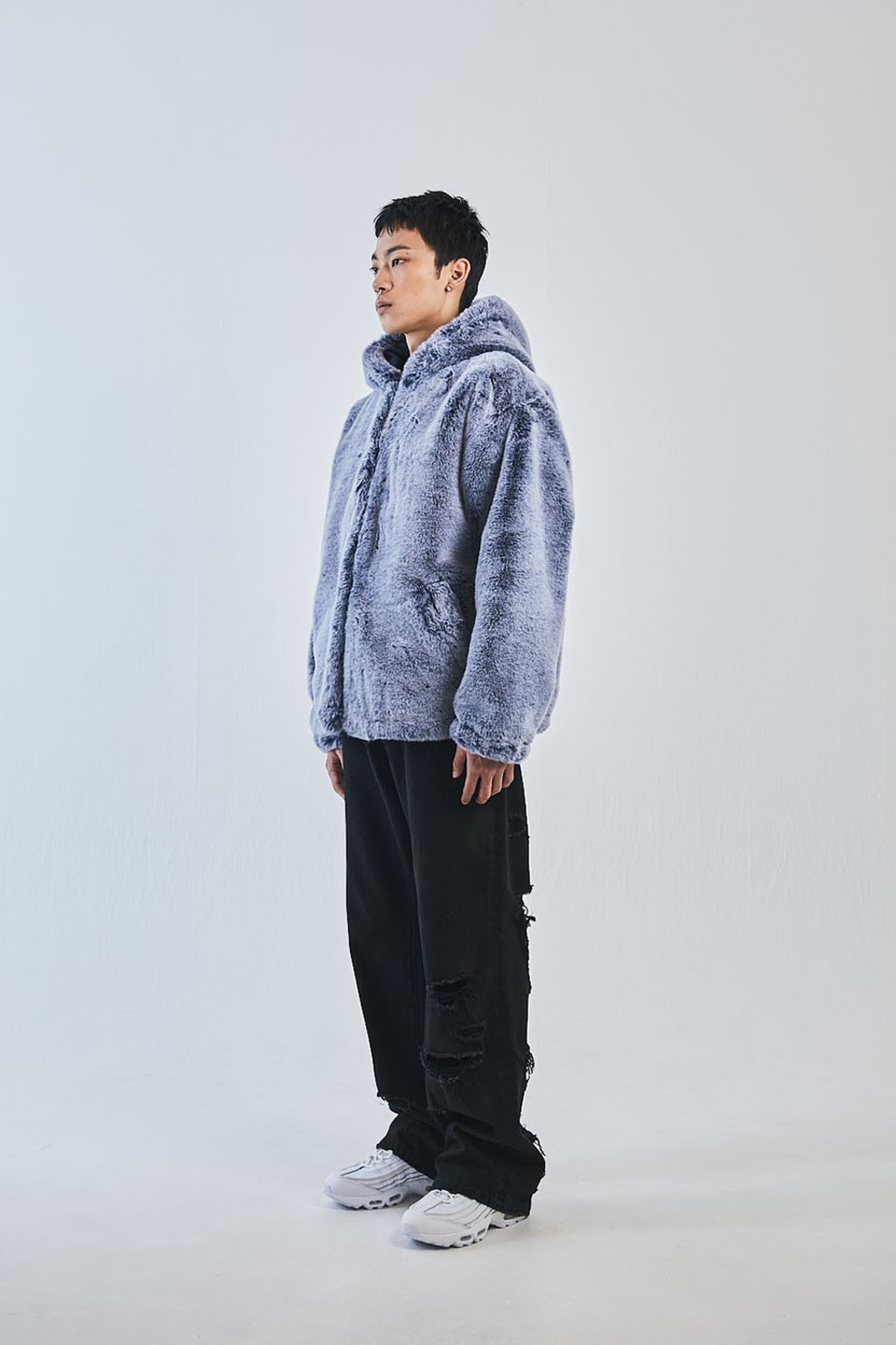 Faux Fur Hood Jacket