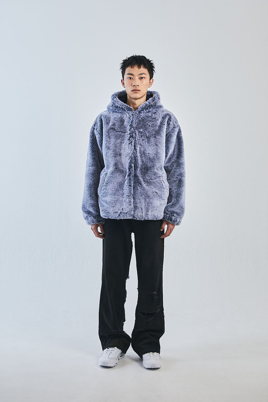 Faux Fur Hood Jacket