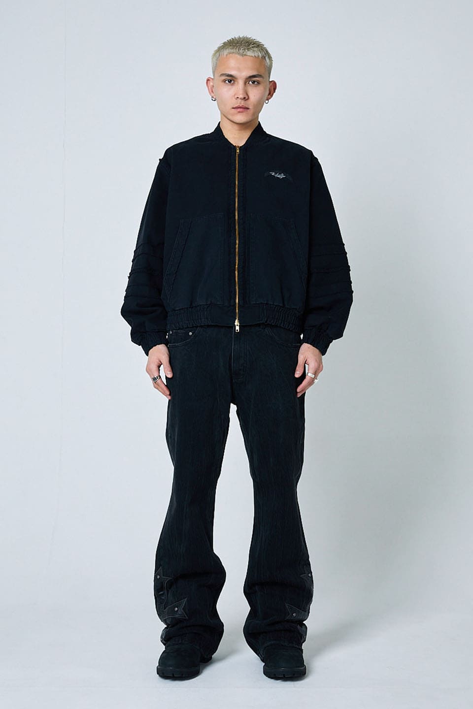 Switching Detail Bomber Jacket