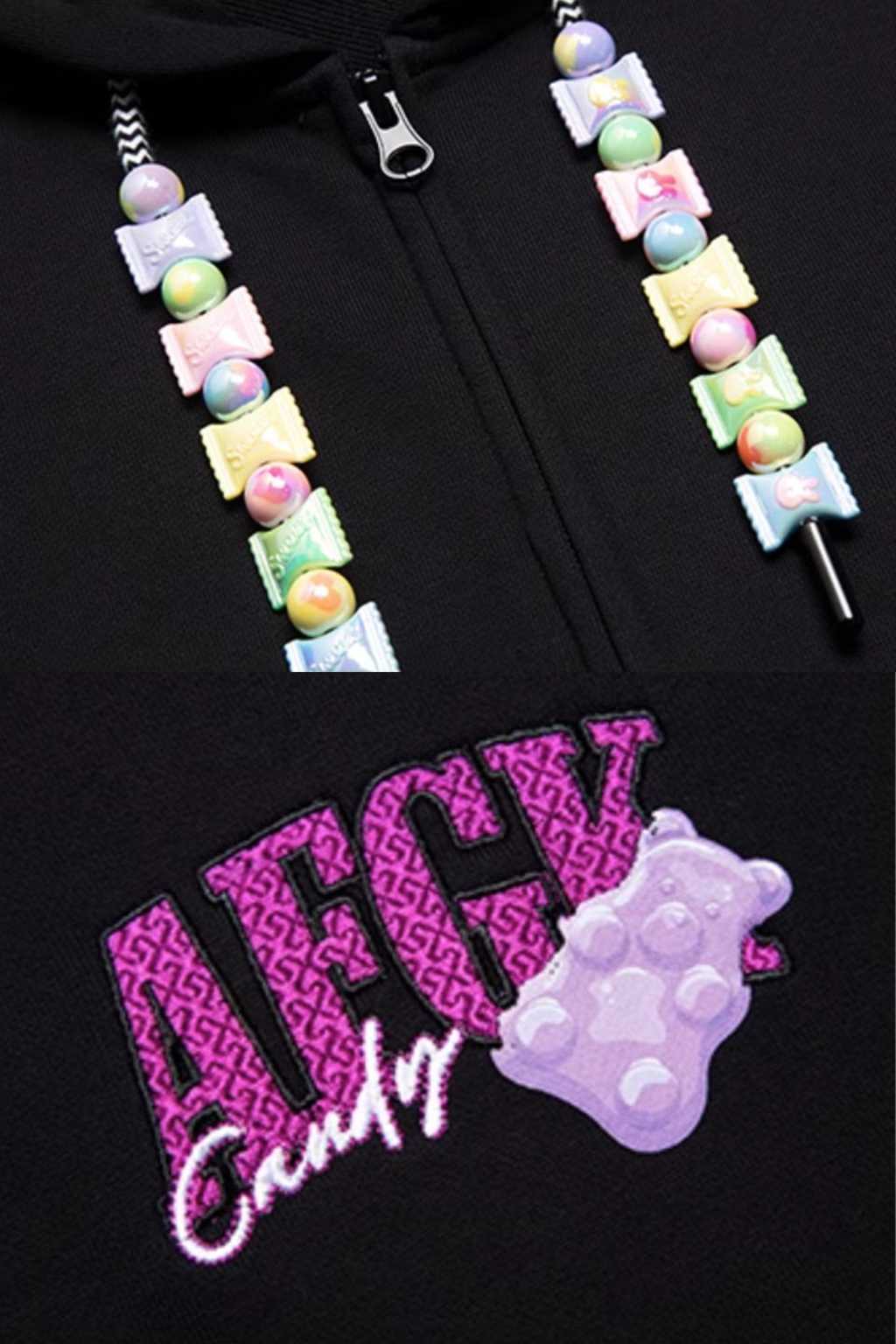Candy Zip Up Hoodie
