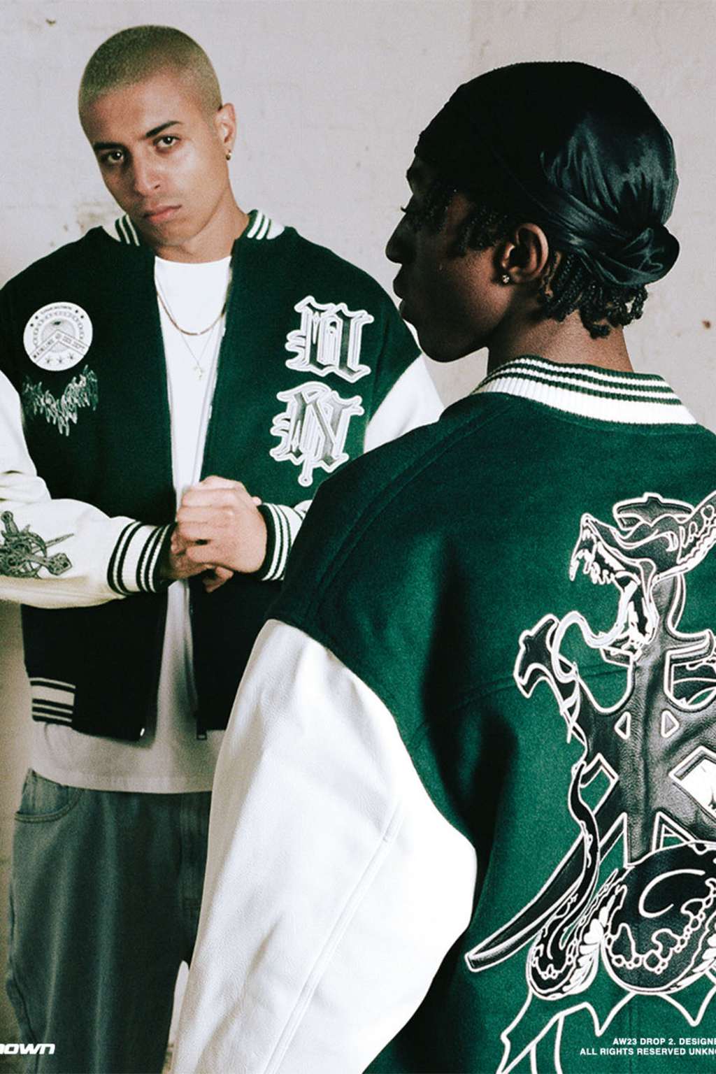 Unknown Snake Dagger Varsity Jacket