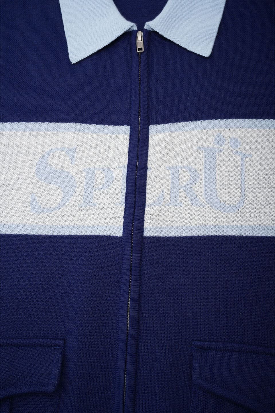 Bless U X Splr Zip Knit Polo