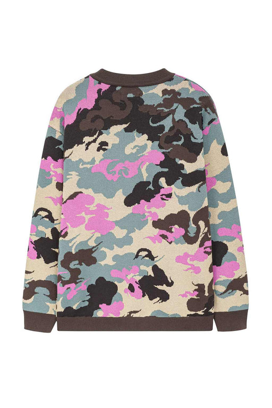 Kemuri Camo Knit Cardigan