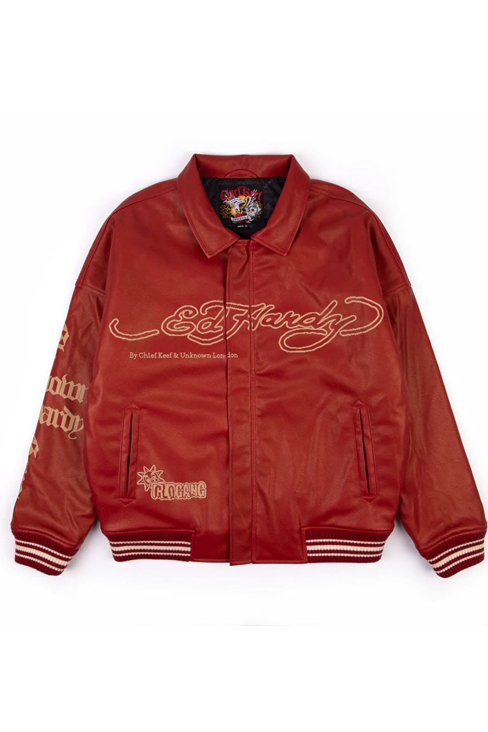 Washed Red Leather Jacket