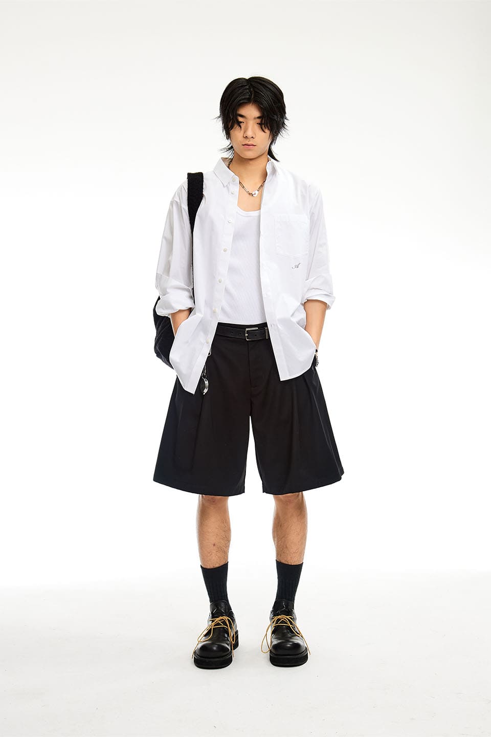 Oversized Suit Shorts