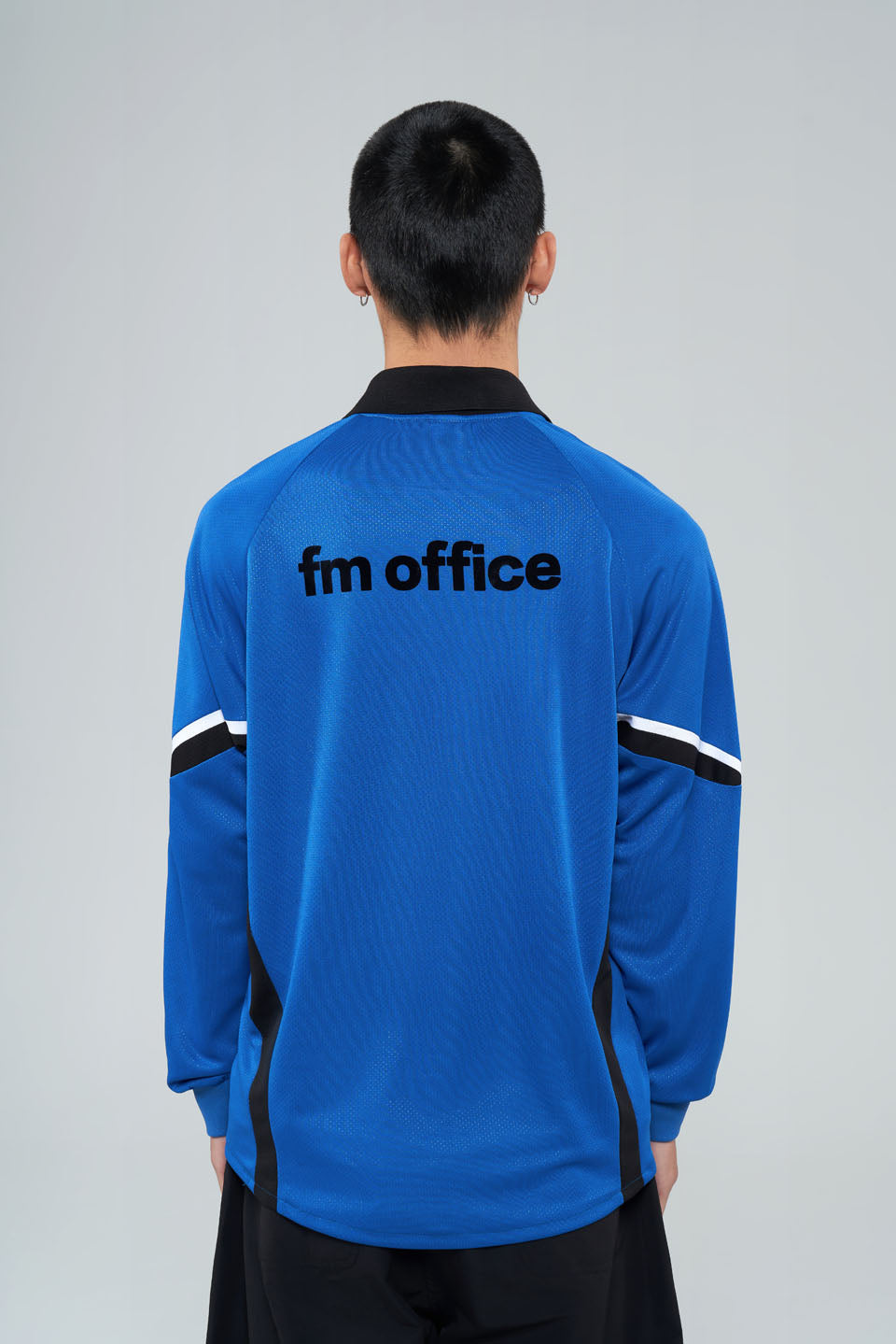 Long -sleeved POLO football uniform