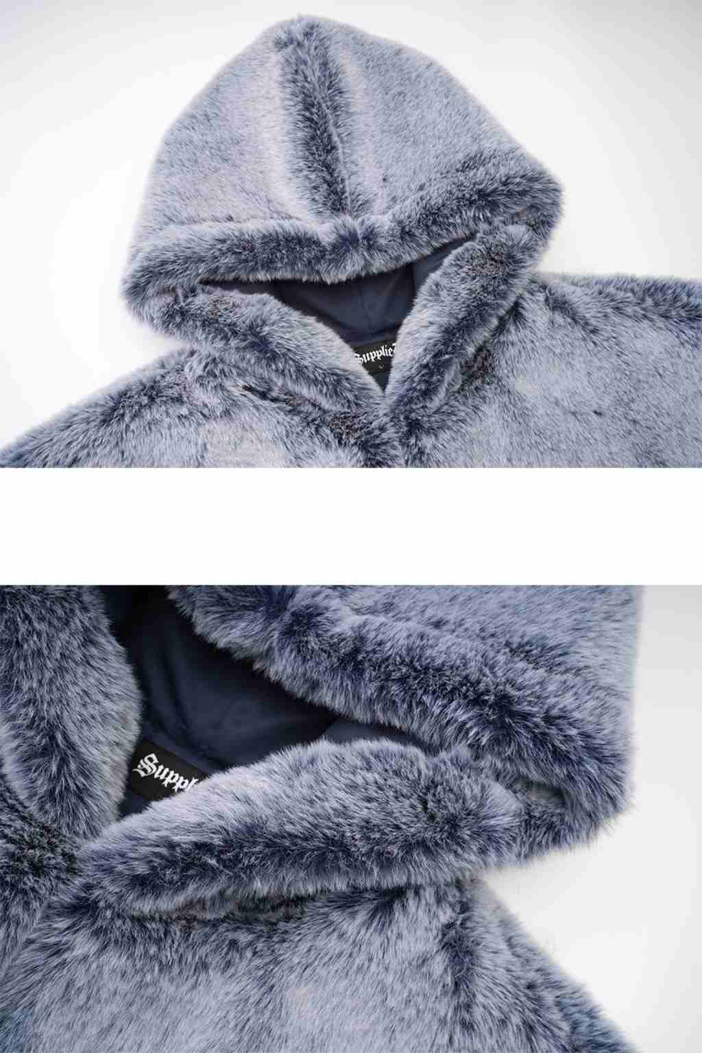 Faux Fur Hood Jacket