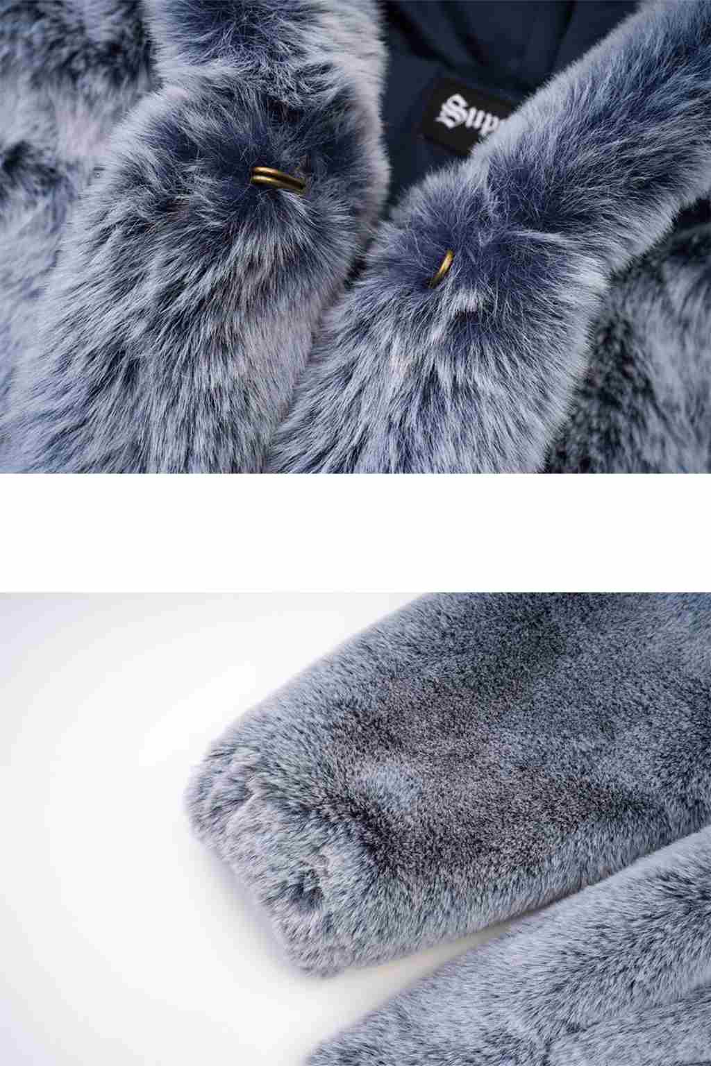 Faux Fur Hood Jacket