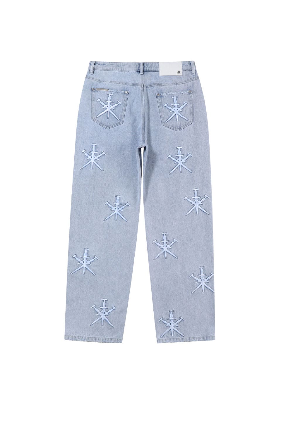 Dagger Embroidery Denim