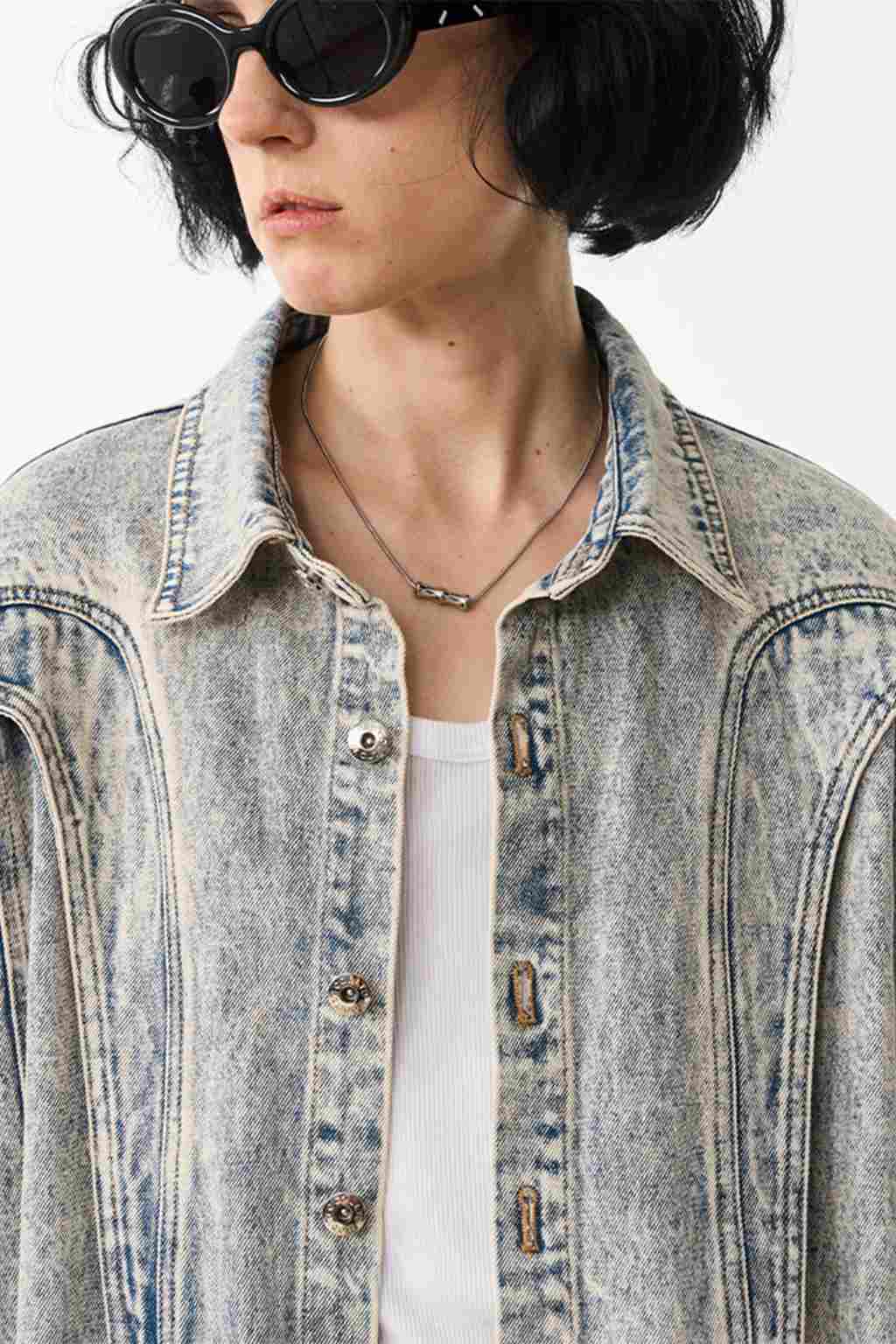 M Crescent Denim Jacket