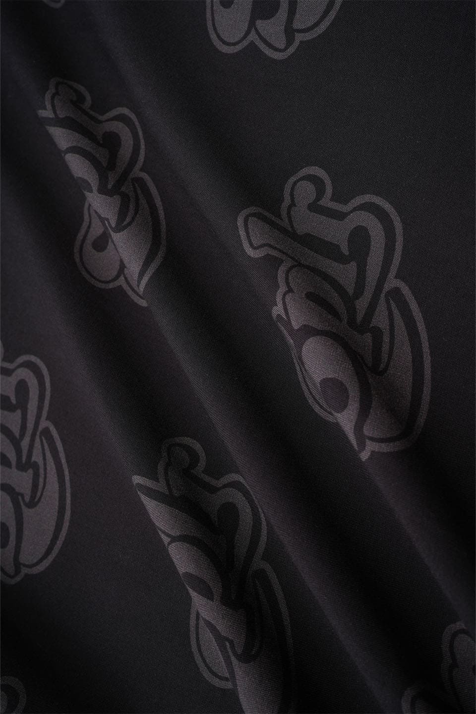 Allover Logo Open Collar Shirt
