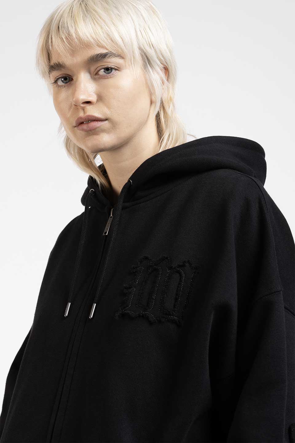 Kingdom Curve Destroy Boxy Zip Hoodie