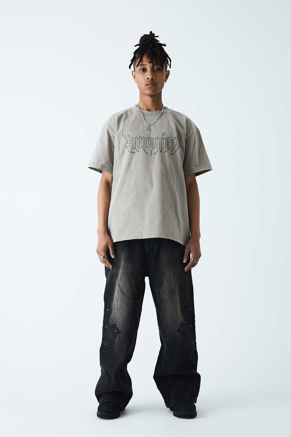 Vintage Wash Fire Bones Tee