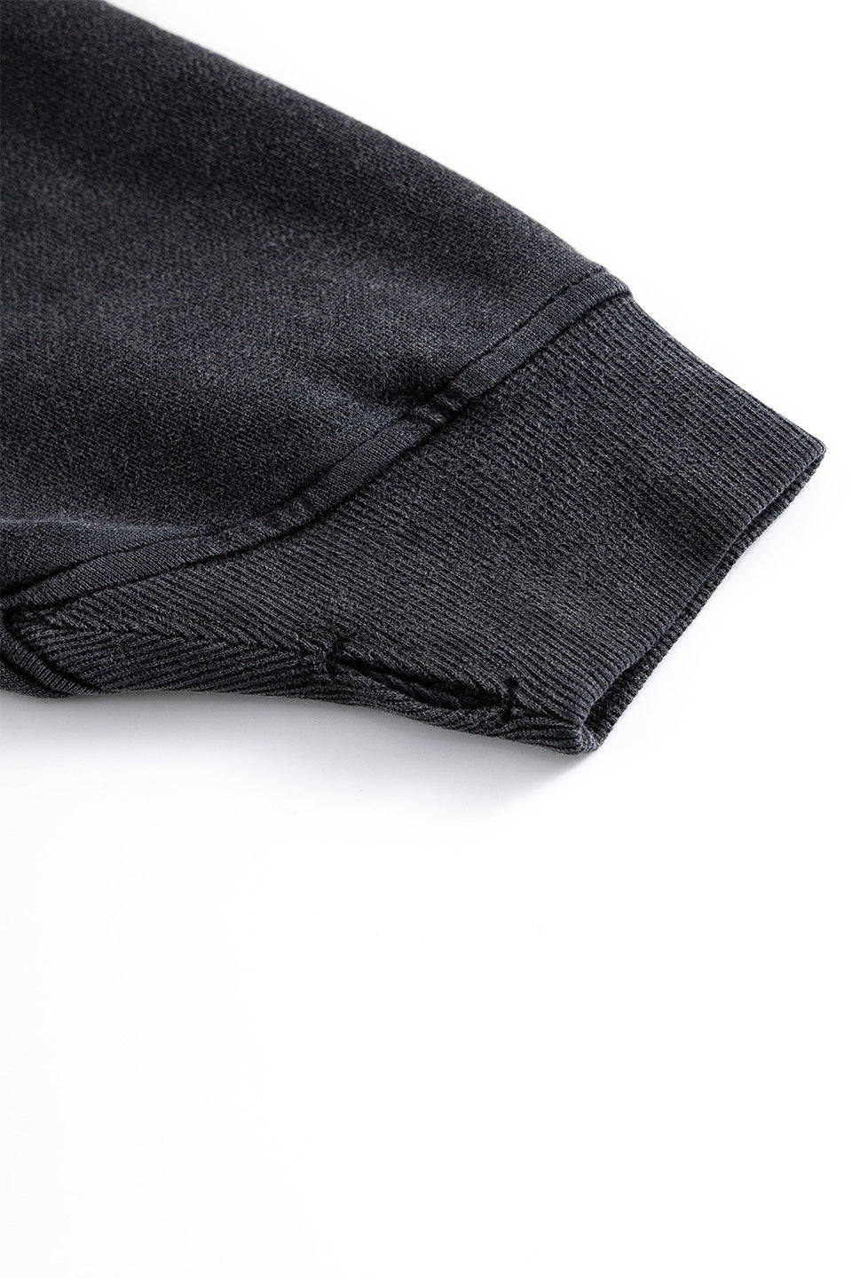 Dagger Leather Patch Zip Hoodie