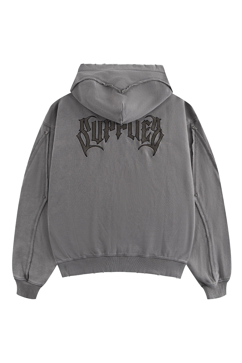 【予約商品】Switching Pierced Zip Hoodie V2【9月上旬お届け】