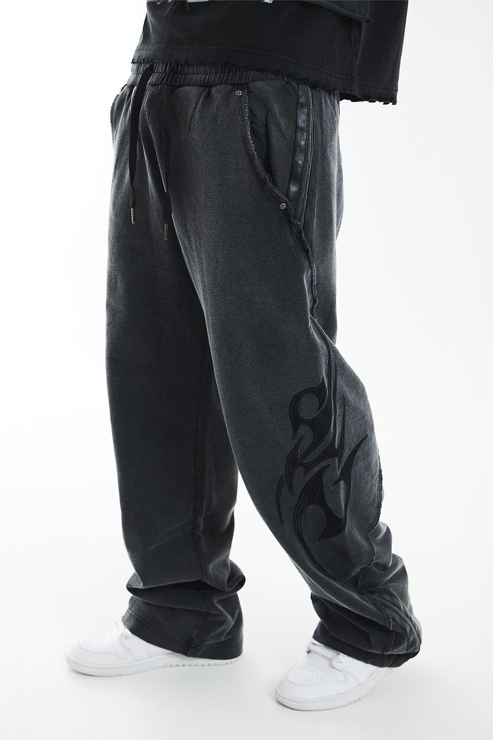 Tribal Side Stripe Track Pants
