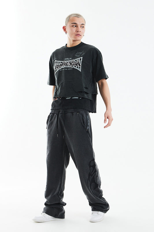 Tribal Side Stripe Track Pants