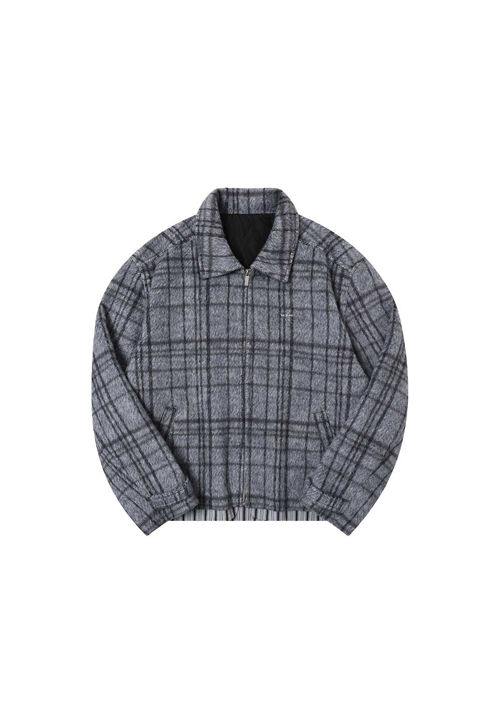 Plaid Brushed Cotton Lining Jacket