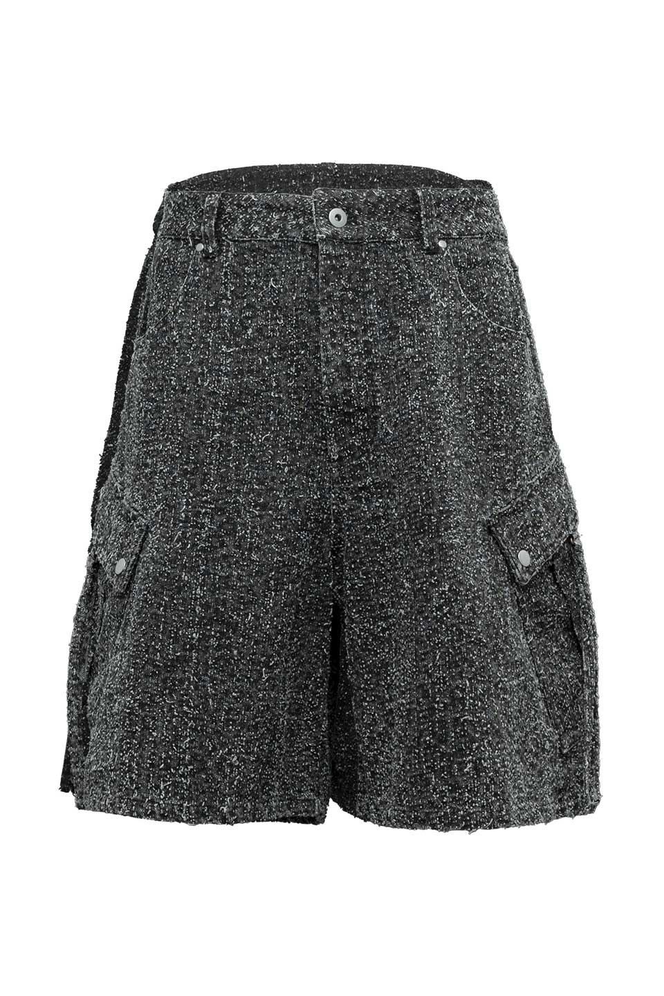 Leopard Denim Shorts