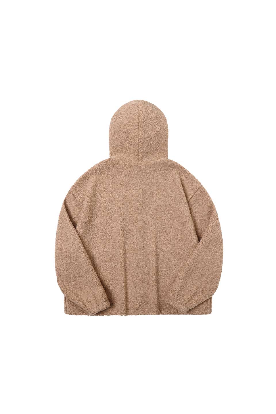 Imitation Lambswool Cardigan Hoodie