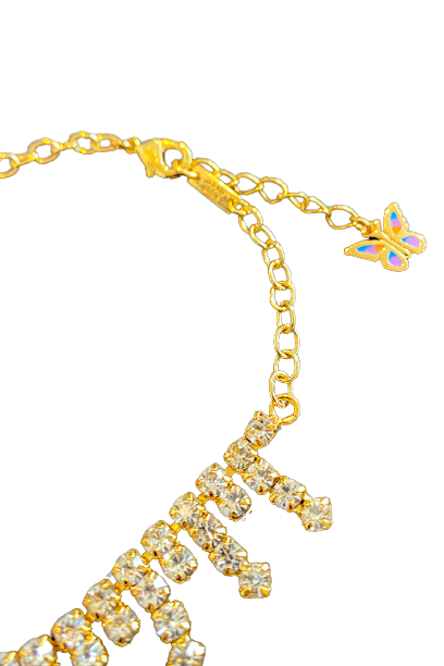 Shinee Gold Butterfly Ankle Bracelet