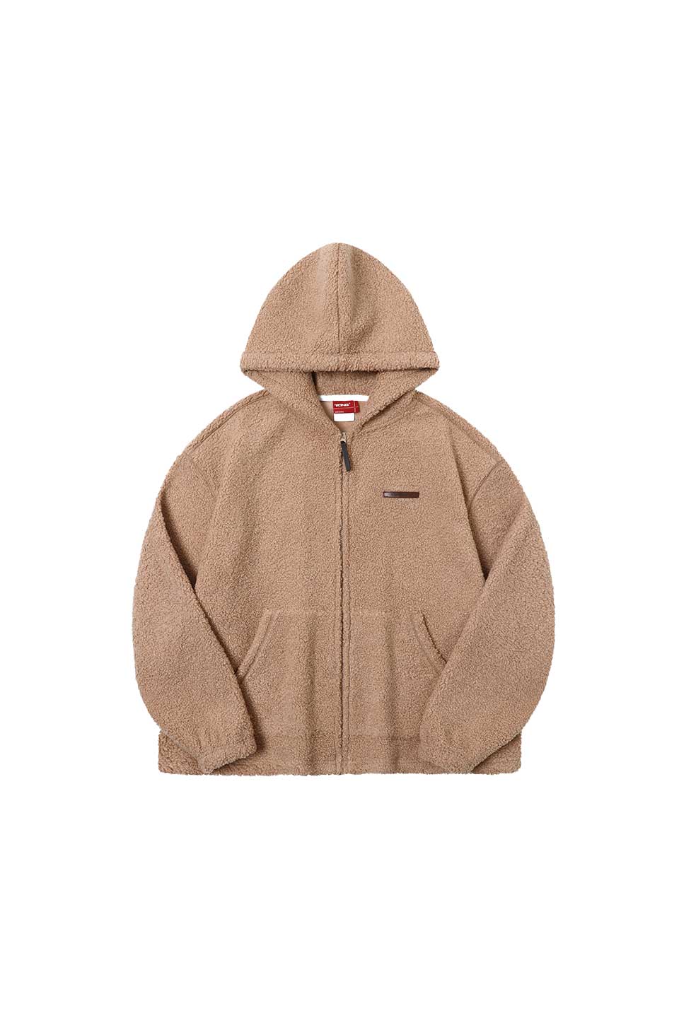 Imitation Lambswool Cardigan Hoodie