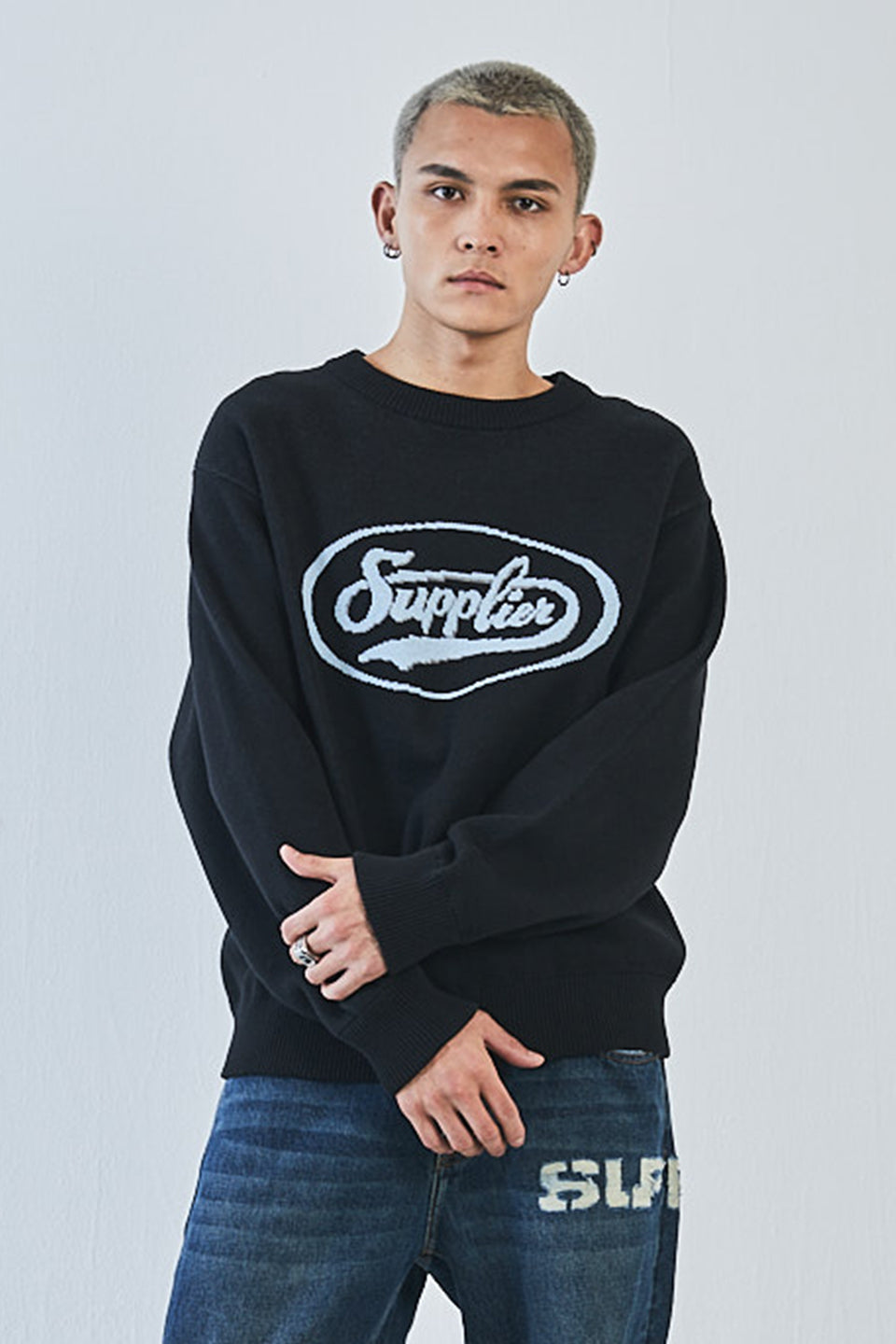 Coca Logo Crew Knit