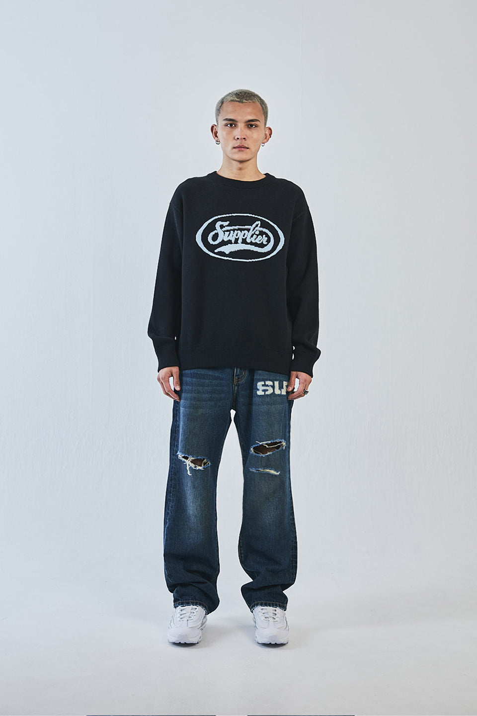Coca Logo Crew Knit