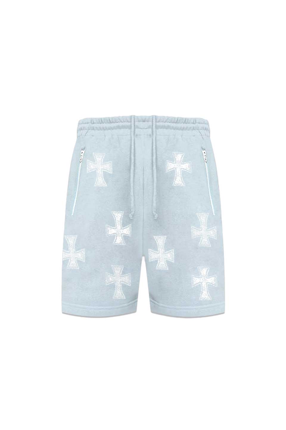 Baby Blue Rhinestone Shorts Ss / Unknown