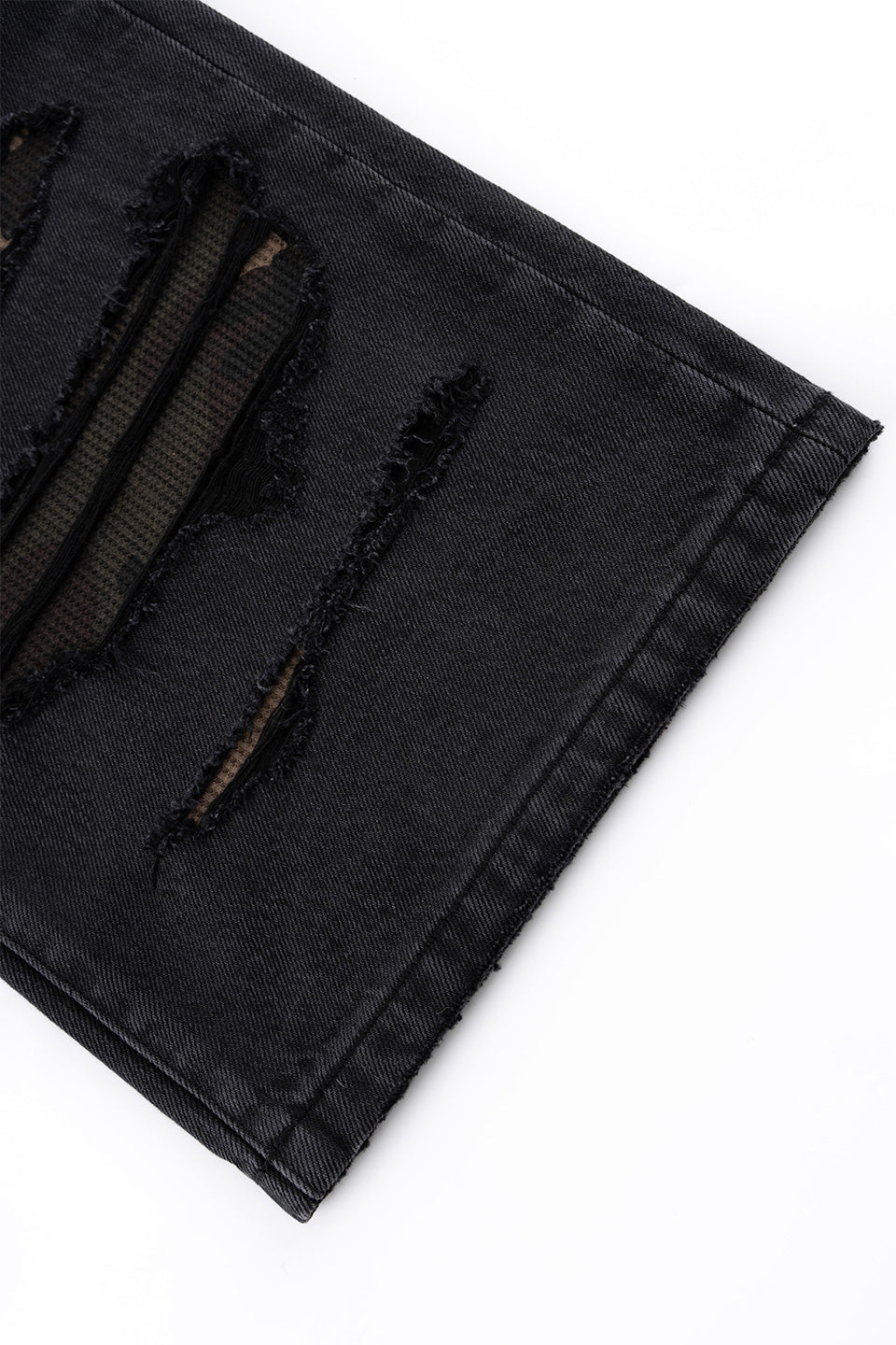 Camouflage Double Layer Baggy Denim