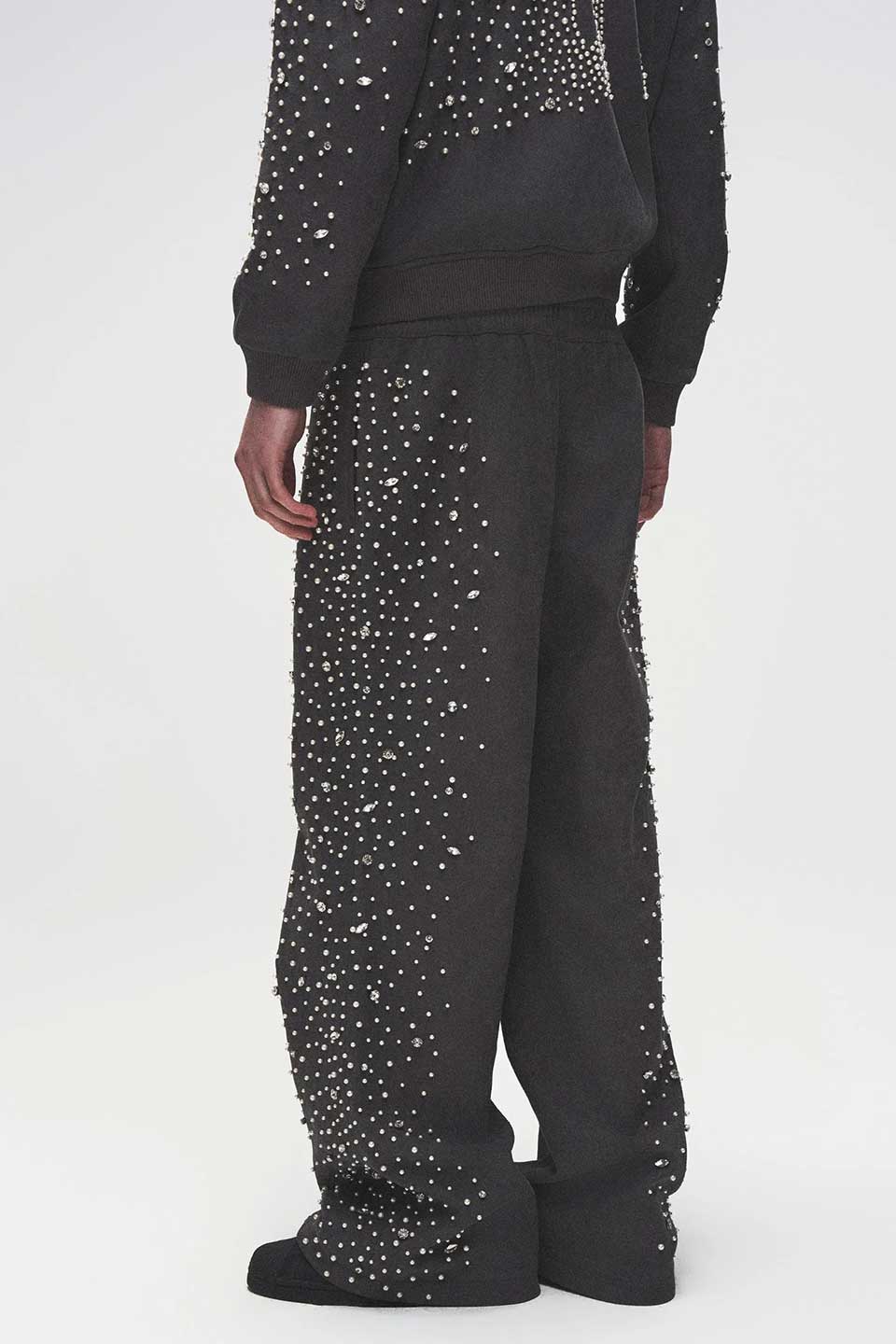 Cashew Flower Texturepearl Sweat Pants